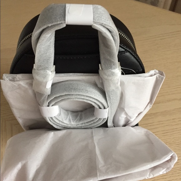 Michael Kors Jaycee Black Leather Backpack - Picture 5 of 10